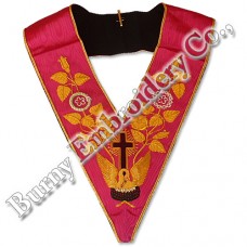 Embroidered Regalia Fraternal Collars